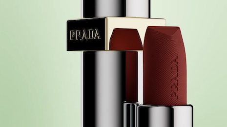 Moving into cosmetics for the first time ever, the maison is out with refillable options that align well with the push for sustainability happening at large. Image credit: Prada
