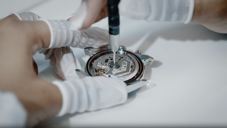The short film takes viewers through all the various steps in the production of a timepiece, from idea conception to rigorous resistance testing. Image credit: Tag Heuer