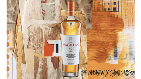 Mr. Carson, having worked with luxury names like Armani and Audi in the past, brings an artistic touch and nods to the land in his high-end work. Image courtesy of The Macallan