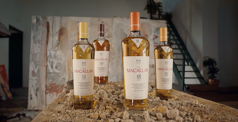 The travel-themed presentation allows consumers to literally taste the land, a fact that Mr. Carson's eco-focus suits well. Image credit: The Macallan