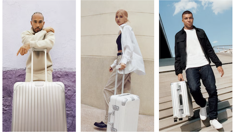 Two suitcases have been released alongside the campaign. Image credit: Rimowa