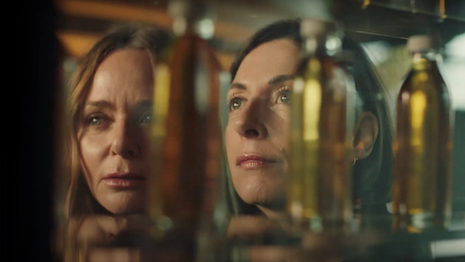 A first time creative union between Stella and Mary McCartney highlights the pair’s ancestral connection to Scottish lands while reinvigorating the whisky maker's popular Amber Meadow line. Image credit: The Macallan