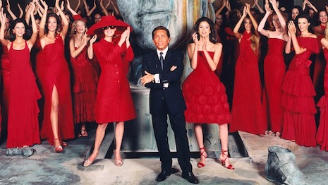 Mr. Valentino’s history in the fashion industry dates back to 1960. Image credit: Valentino