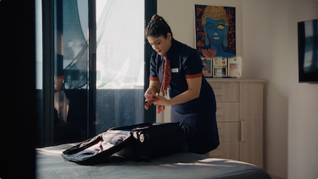 A new campaign from the airline depicts real employee, shown preparing for upcoming trips taking place ahead of the observance. Image credit: British Airways