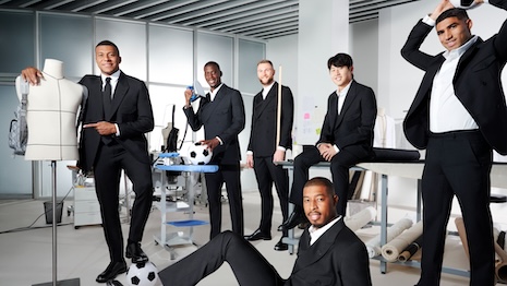 Six of PSG’s members star in a film corresponding with the new look. Image credit: Dior