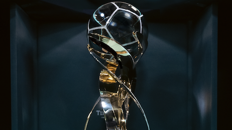 The reimagined trophy will be awarded at the namesake Championship on Nov. 11, 2023, at Snapdragon Stadium in San Diego, California. Image courtesy of NWSL