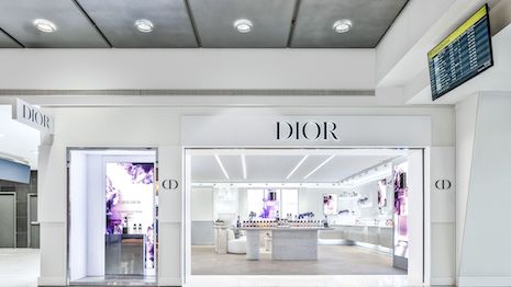 Travelers can enjoy Dior's luxury scents on the go or in a lingering fashion thanks to the layout of the shop. Image credit: Dior/LinkedIn
