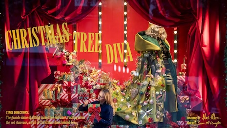 So far this holiday season, five companies have set up window displays in their retail storefronts. Image credit: Selfridges