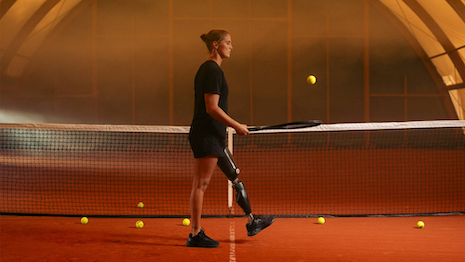 Ahead of the Paris 2024 Olympic Games, the Group's brand is announcing its support for tennis player Pauline Déroulède. Image credit: LVMH