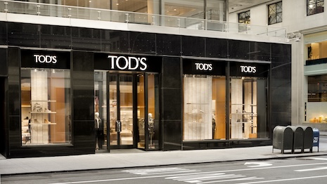The 2023 holiday collection is front and center for the season at the new boutique. Image courtesy of Tod's