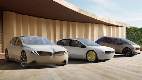 Unlike the young characters, their EVs will be make it to the real world in just a few years. Image credit: BMW