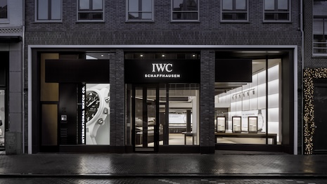 The new site replaces a previous opening in Amsterdam. Image credit: IWC Schaffhausen