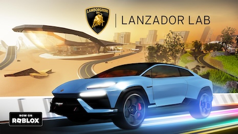 Roblox’s 70 million daily active users will have the chance to engage with the interactive drop. Image credit: Lamborghini