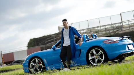 Mr. Lin appears in a short film spotlighting his career and sticktoitiveness. Image credit: Porsche
