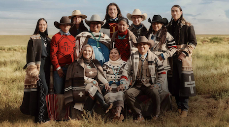 Working closely with Ms. Glasses, Ralph Lauren is counting itself among the luxury names activating for the Indigenous community. Image credit: Ralph Lauren