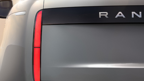 The first physical Range Rover EV has been built. Image credit: JLR