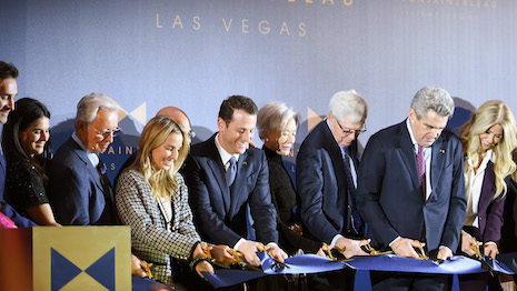 The hotel had a ribbon cutting ceremony on Wednesday for its introduction to the city. Image credit: Vivien Killilea/Getty Images for Fontainebleau Las Vegas