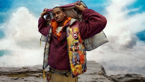The collection was created to coincide with the NBA All-Star game on Feb. 18. Image credit: Canada Goose