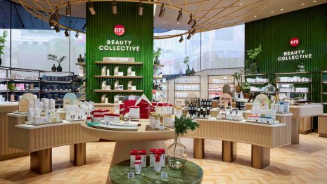 Consultations, free testers, personalized recommendations and an eatery are just a few immersive additions to the retail space. Image courtesy of DFS