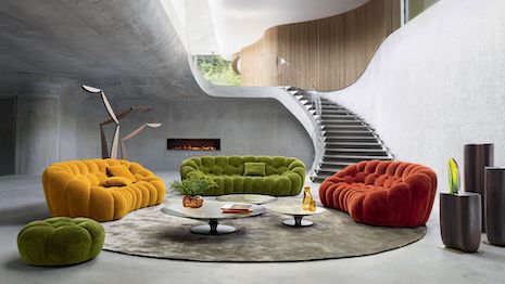 Interior decorating has hit new levels of relevancy since the pandemic. Image credit: Roche Bobois