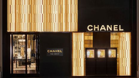 The two-floor store was designed by American architect Peter Marino, whose firm is based in New York. Image credit: Chanel