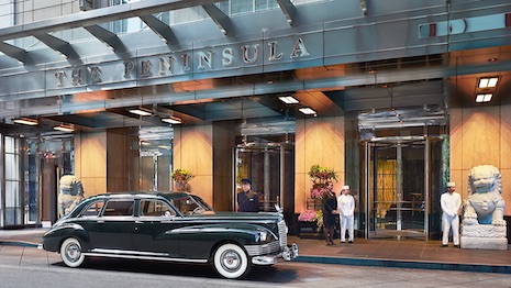 Top-rated hotels in the city appear in the itineraries, including The Peninsula Chicago. Image credit: The Peninsula