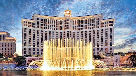 Among the packages is the chance to choreograph the famous Bellagio water show. Image credit: Marriott International