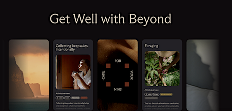 Foraging, meditation and bodily health are all topics explored on the Beyond platform. Image credit: Banyan Group