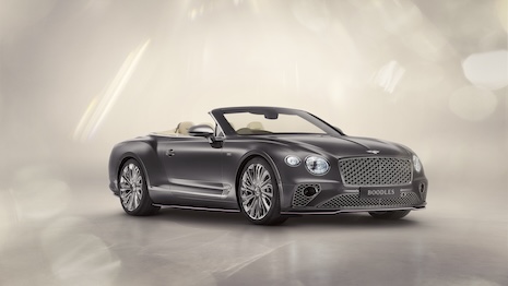 The vehicle merges codes between the two luxury companies. Image credit: Bentley