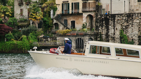 Ahead of an exclusive prelaunch of High Summer styles from the brand, the online luxury retailer hosted a private boat tour, cocktail reception and picnic lunch during a Lake Orta weekend getaway. Image courtesy of Mytheresa