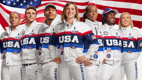 During the period, the American brand unveiled the official uniforms for the Paris 2024 Olympic and Paralympic athletes. Image courtesy of Ralph Lauren