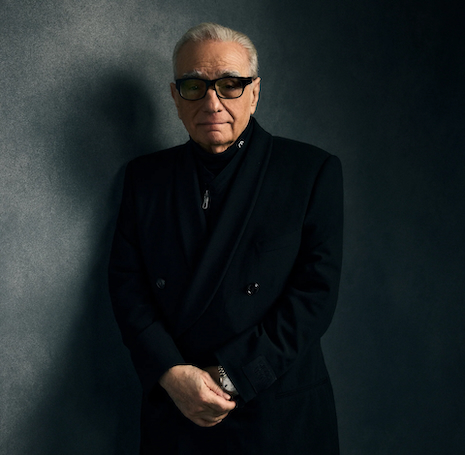 Tailored items made of premium virgin wool -- here, Mr. Scorsese wears a double-breasted suit -- showcase Giorgio Armani’s material expertise. Image credit: Kith