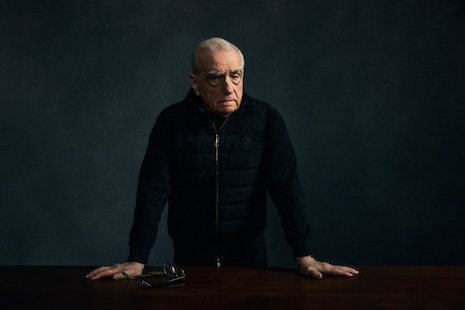 Mr. Scorsese is dressed in The Artist Capsule's down-filled quilted vest. Image credit: Kith