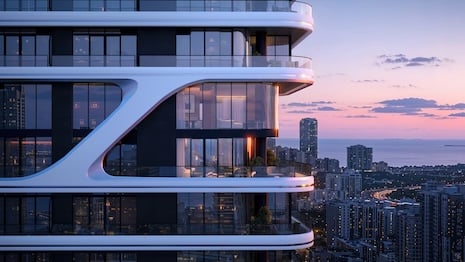 Arriving in 2027, the waterfront project follows the debut of the marque’s first branded property in Dubai. Image credit: Bugatti