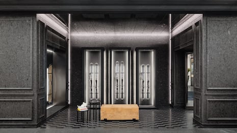 The store features a made-to-order atelier. Image credit: Moncler