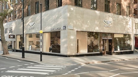 Image for Bentley swaps showroom rows for lounges, bar at flagship location